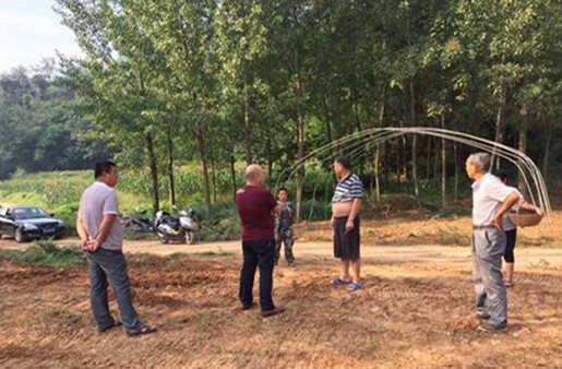 蔬菜大棚助力農(nóng)民脫貧，國(guó)貿(mào)援助項(xiàng)目正式動(dòng)工